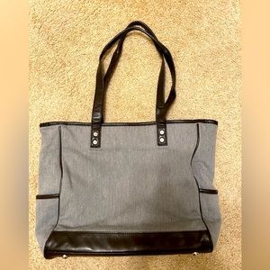 Thirty-one tote.  Gray and brown